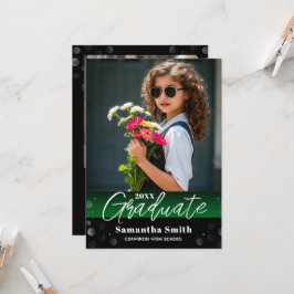 Convite de Formatura Moderno de 2 Fotos para Foto 