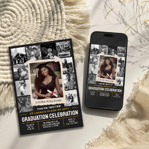 Convite de Formatura Personalizado, Colagem de Fot