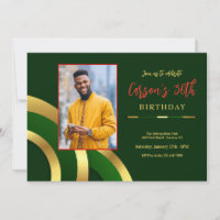 Convite de Foto Abstrata Moderna