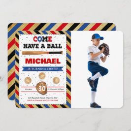 Convite de Foto Baseball