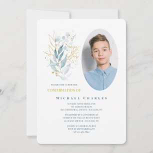 Convite de Foto Bouquet de Ervas