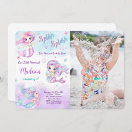 Convite de Foto da Sereia