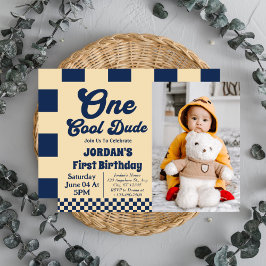 Convite de Foto de Aniversário de 1 Ano para um Me