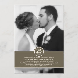 Convite de Foto de Aniversário de Banda Elegante