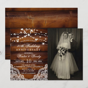 CONVITE DE FOTO DE ANIVERSÁRIO DE CASAMENTO DE QUA