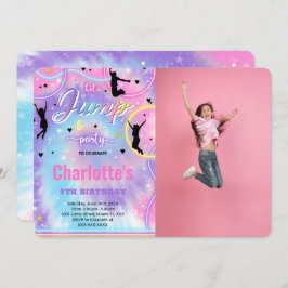 Convite de Foto de Aniversário de Pulo