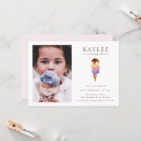 Convite de Foto de Aniversário de Sorvete