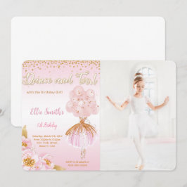 Convite de Foto de Bailarina