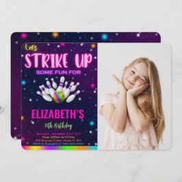 Convite de Foto de Boliche