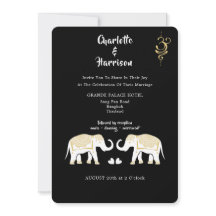 Convite de Foto de Destino de Casamento da Tailând