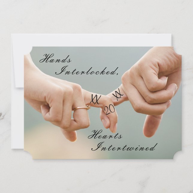 Convite de Foto de Engajamento (Frente)