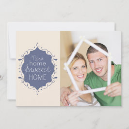 Convite de Foto de Festa de Aquecimento / Azul