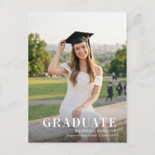Convite de Foto de Formatura da Festa de Graduação