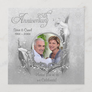 Convite de Foto de Lírio-de-água para Bodas de Pra