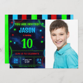 Convite de Foto de Menino