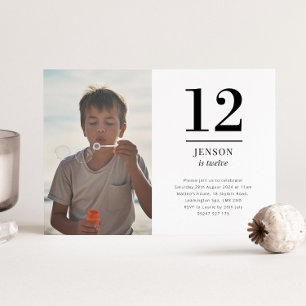 Convite de Foto de Paisagem Doze