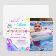 Convite de Foto de Rampa de Água