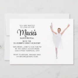 Convite de Foto de Recital de Dança