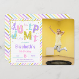 Convite de Foto de Salto Editável