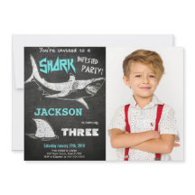 Convite de Foto de Tubarão