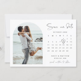 Convite de Foto do Calendário Arquitetônico Save t