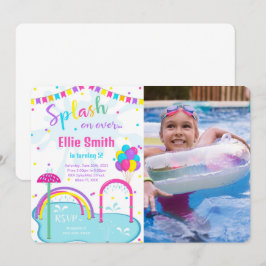Convite de Foto do Splash Pad