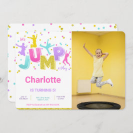 Convite de Foto Jump