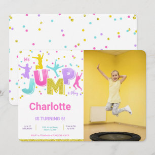 Convite de Foto Jump