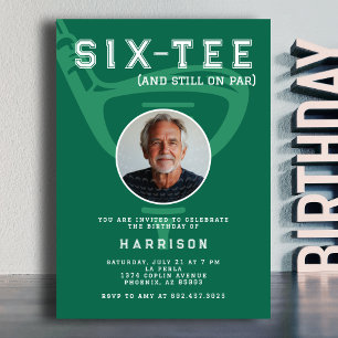 Convite de Foto para Festa de Aniversário de 60 an