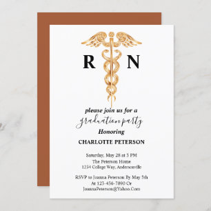 Convite de Foto para Festa de formatura de Enferme