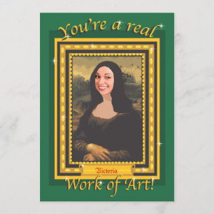 Convite de Foto para Festa de Pintura com Moldura 