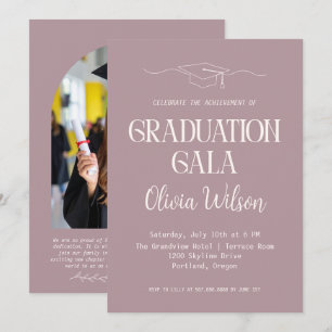 Convite de Foto para Gala de Formatura Moderna