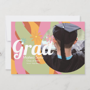 Convite De Foto Para Graduação De Groovy