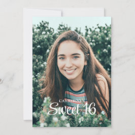 Convite de Foto para Sweet 16