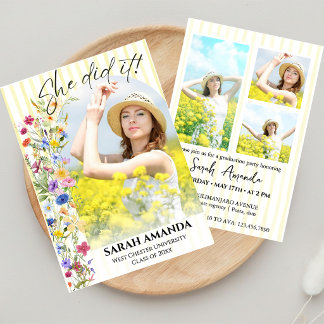 Convite de Foto Personalizado para Festa de Format