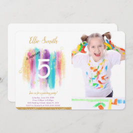 Convite de Foto Pintura