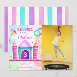 Convite de Foto Saltando e Quicando