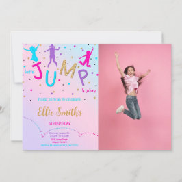 Convite de Foto Vamos Pular