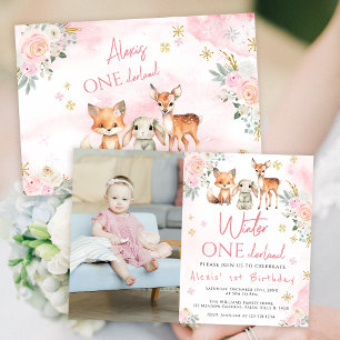 Convite de fotografia de aniversário de one derlan