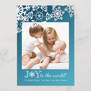 Convite de Fotografia de Borda Snowflake