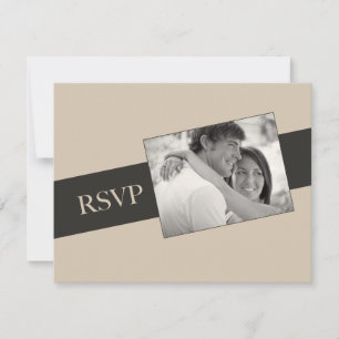 Convite de Fotografia de Casamento de RSVP