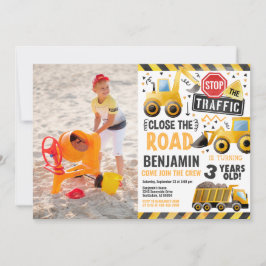 Convite de Fotografia de Construção de Festa de an