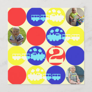 Convite de Fotografia de Festa de aniversário de P