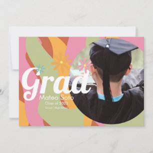Convite de Fotografia de Graduação Groovy em Negri