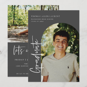 Convite de Fotografia de Quadro Arranjado para Gra