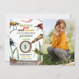 Convite de Fotografia do inseto