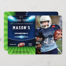 Convite de Fotografia Editável para o Aniversário