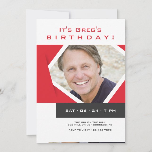 Convite de Fotografia Moderna (Frente)