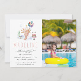 Convite de Fotografia para Festa de aniversário Ax