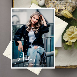 Convite de Fotografia para Formando de Nome de Esc